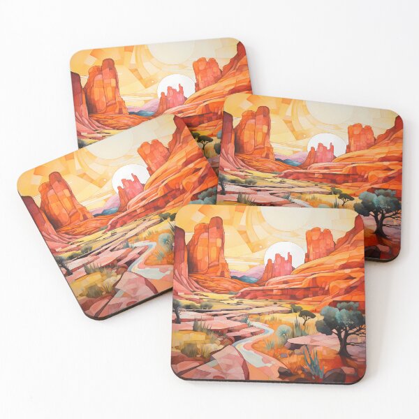 Item preview, Red Rock Formation - Desert Symphony designed and sold by codestealth.