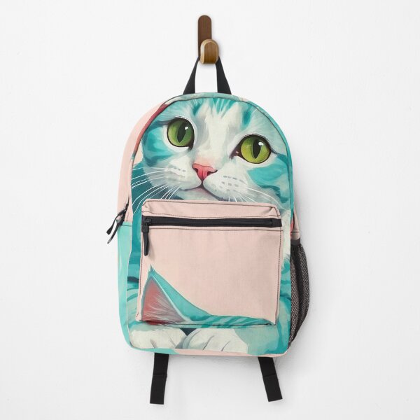 Item preview, Cute Two Bicolor Teal Ginger Cats designed and sold by SassyArtistry.