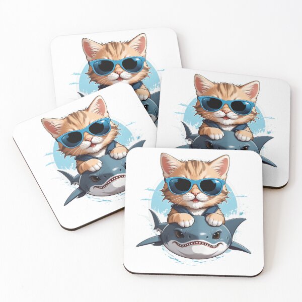 Item preview, Shark 1 Kitti Cat Kitten Logo designed and sold by Simplybe1.