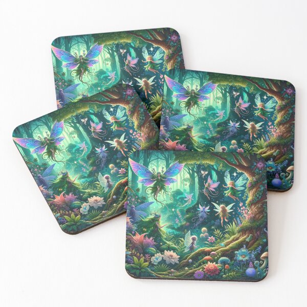 Item preview, Enchanted Realm Mystical Forest and Fantastical Creatures designed and sold by BestArtByArvind.