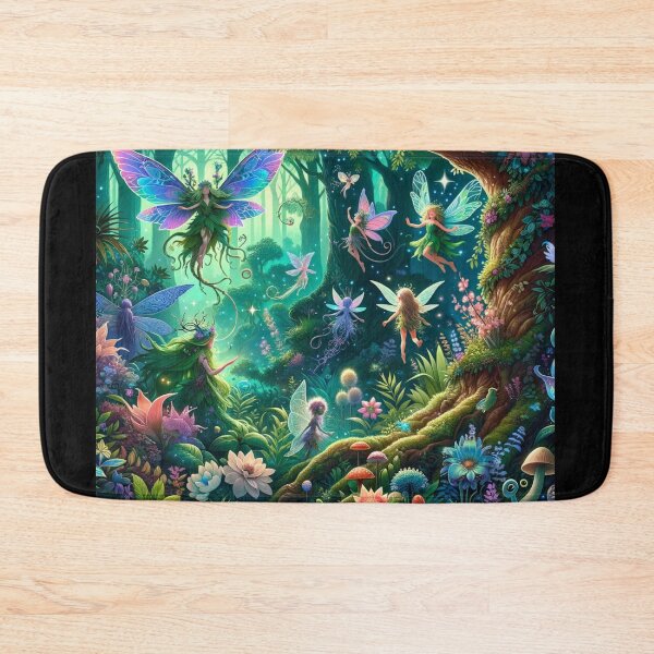 Item preview, Enchanted Realm Mystical Forest and Fantastical Creatures designed and sold by BestArtByArvind.