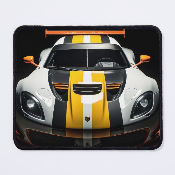 Item preview, A sleek, high-performance racing car with vibrant racing stripes designed and sold by joyfulk8.
