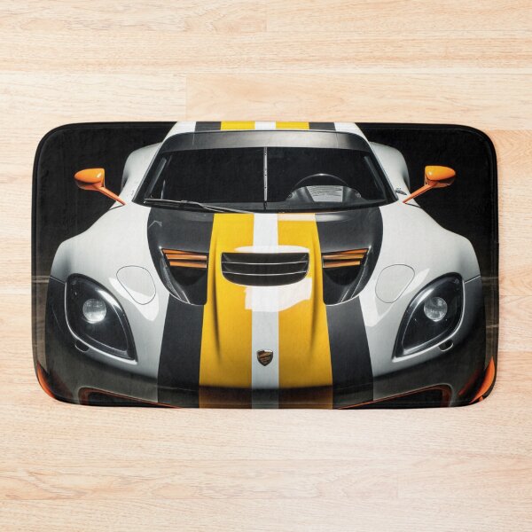 Item preview, A sleek, high-performance racing car with vibrant racing stripes designed and sold by joyfulk8.