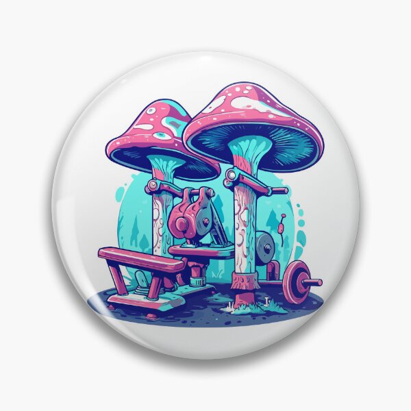 Item preview, Mushroom gym maschine designed and sold by TheRealmWithin.
