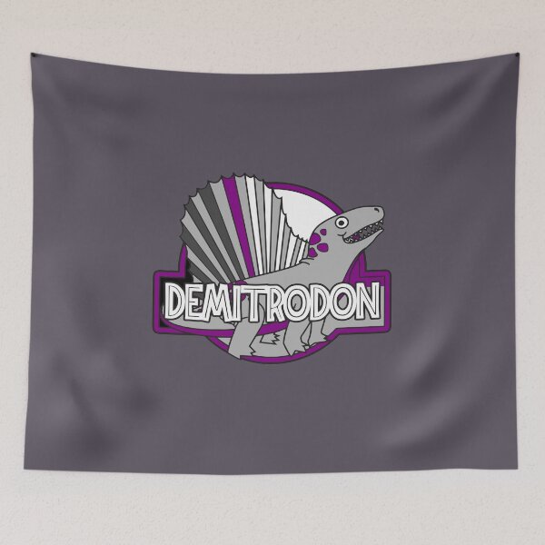 Item preview, Demitrodon The Demissexual Dimetrodon Pridosaur designed and sold by Pridosaurs.