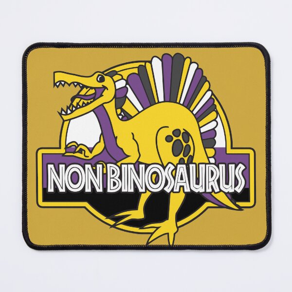 Item preview, Non Binosaurus The Non Binary Spinosaurus Pridosaur designed and sold by Pridosaurs.