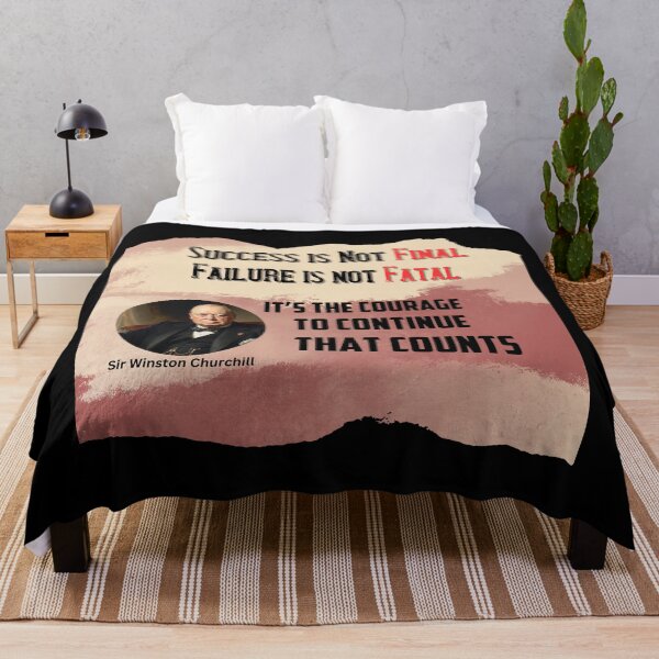 Item preview, Success is Not Final, Failure is Not Fatal - Motivational Quotes designed and sold by Rtim1230.