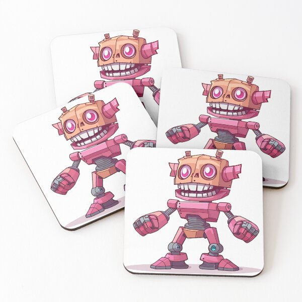 Item preview, Pink robot designed and sold by TheRealmWithin.