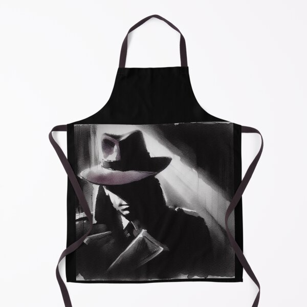 Item preview, Noir Vintage Shadowy Figure in a Purple Hat designed and sold by RESToRAPTOR.