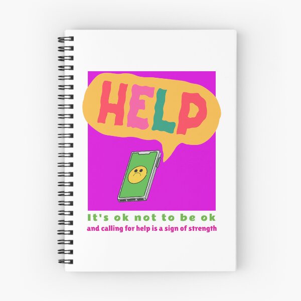 Item preview, It's ok not to be ok and calling for help is a sign of strength designed and sold by Designsbyeliane.