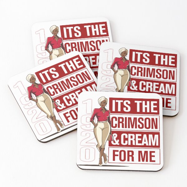 Item preview, Delta Sigma Theta: "It's the Crimson & Cream for Me" - v.1 designed and sold by NicoStreet | Fyber7 Archive.