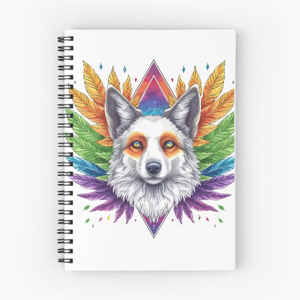 Item preview, Rainbow wolf designed and sold by TheRealmWithin.