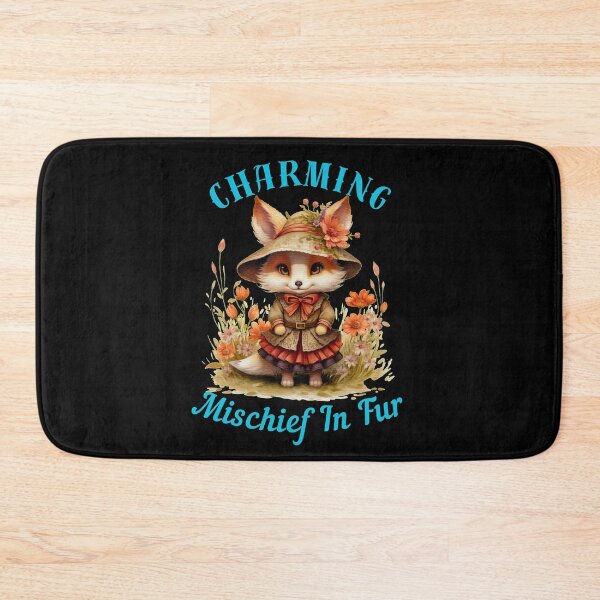 Item preview, Charming Mischief In Fur. vintage fox designed and sold by FoxVibes.