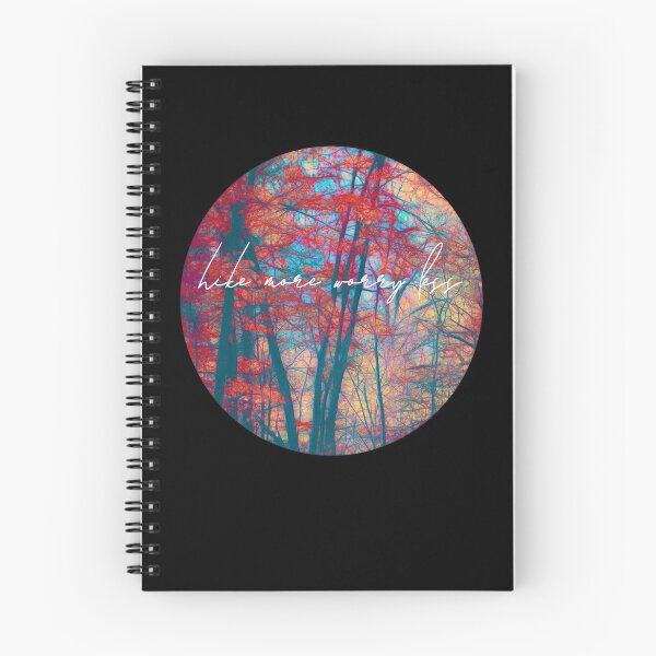 Item preview, Hike More Worry Less Quote For Nature Lovers designed and sold by art64.