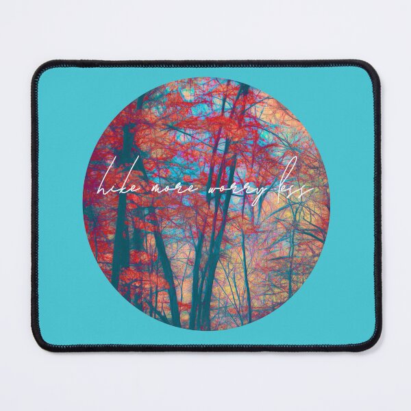 Item preview, Hike More Worry Less Quote For Nature Lovers designed and sold by art64.