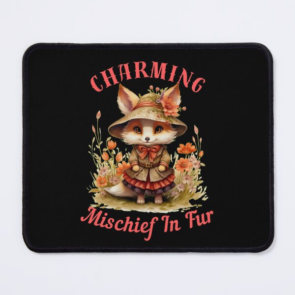 Item preview, Charming Mischief In Fur. retro fox designed and sold by FoxVibes.
