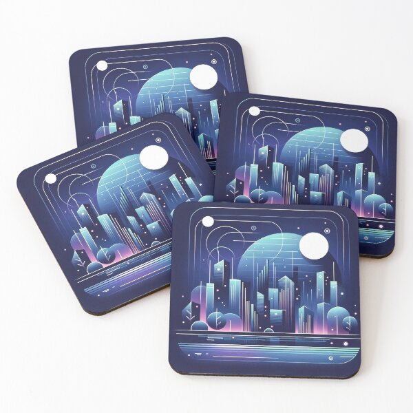 Item preview, Whispers of the Neon Metropolis designed and sold by SunkenCost.