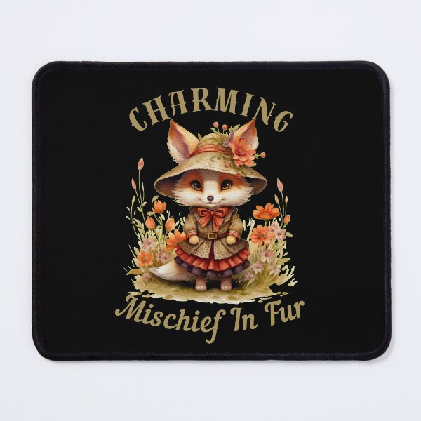 Item preview, Charming Mischief In Fur. fox boho designed and sold by FoxVibes.