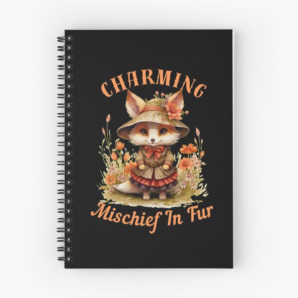Item preview, Charming Mischief In Fur. fox watercolor designed and sold by FoxVibes.