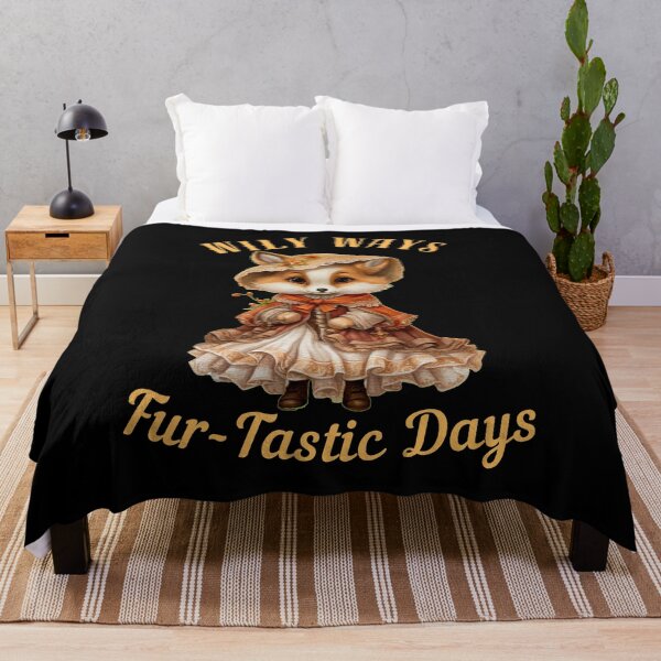 Item preview, Wily Ways, Fur-Tastic Days. fox lover designed and sold by FoxVibes.
