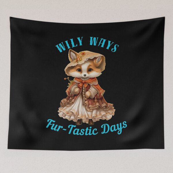 Item preview, Wily Ways, Fur-Tastic Days. fox face designed and sold by FoxVibes.