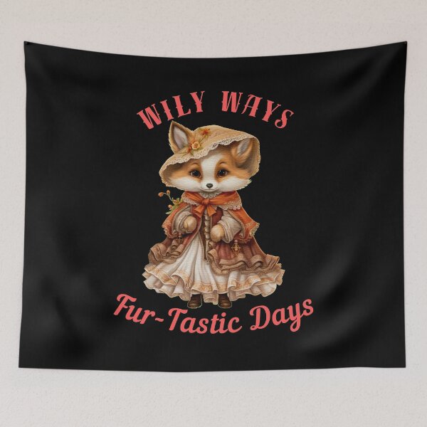 Item preview, Wily Ways, Fur-Tastic Days. fox head designed and sold by FoxVibes.