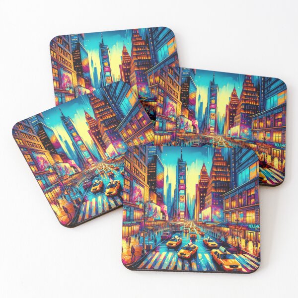 Item preview, City Pulse The Vibrancy of New York Streets designed and sold by BestArtByArvind.