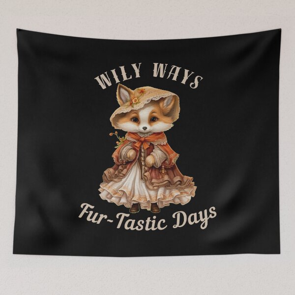 Item preview, Wily Ways, Fur-Tastic Days. cool fox designed and sold by FoxVibes.