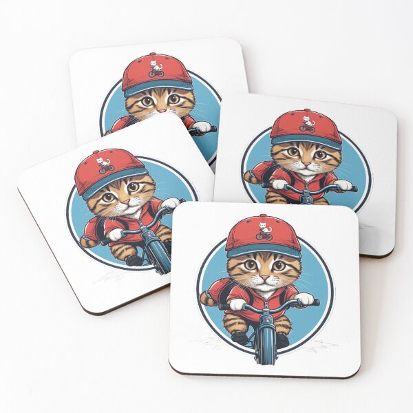Item preview, Cute Bike Kitti Cat Kitten Logo designed and sold by Simplybe1.