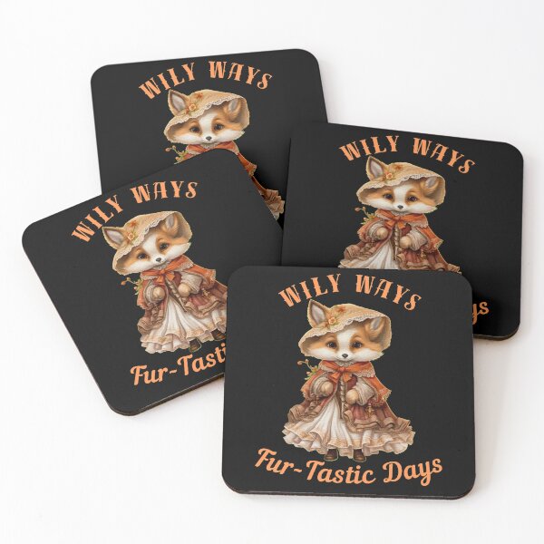 Item preview, Wily Ways, Fur-Tastic Days. fox portrait designed and sold by FoxVibes.