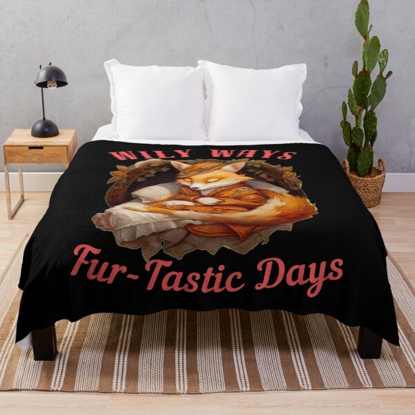 Item preview, Wily Ways, Fur-Tastic Days. retro fox designed and sold by FoxVibes.