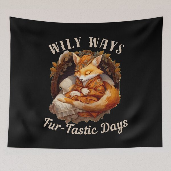 Item preview, Wily Ways, Fur-Tastic Days. fox foxes designed and sold by FoxVibes.