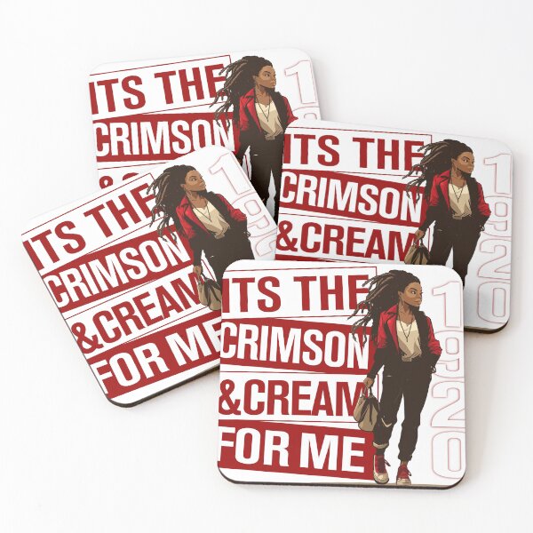 Item preview, Delta Sigma Theta: "It's the Crimson & Cream for Me" - v.2 designed and sold by NicoStreet | Fyber7 Archive.