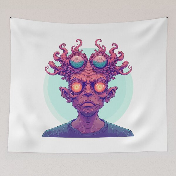Item preview, Strange creature with tentacles designed and sold by TheRealmWithin.