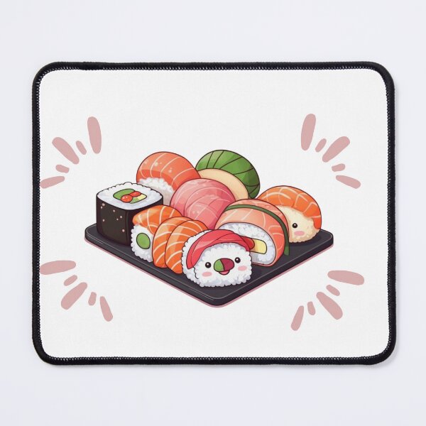 Item preview, adorable sushi with pink dots designed and sold by kawaiiii2.