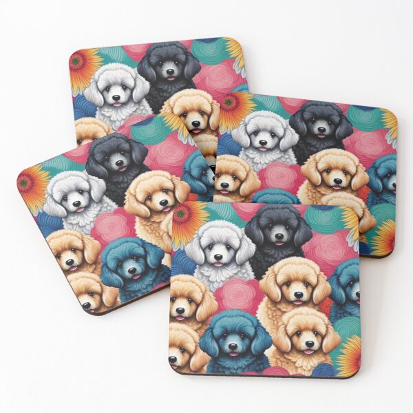 Item preview, Pop art poodles  designed and sold by Roxburylane.