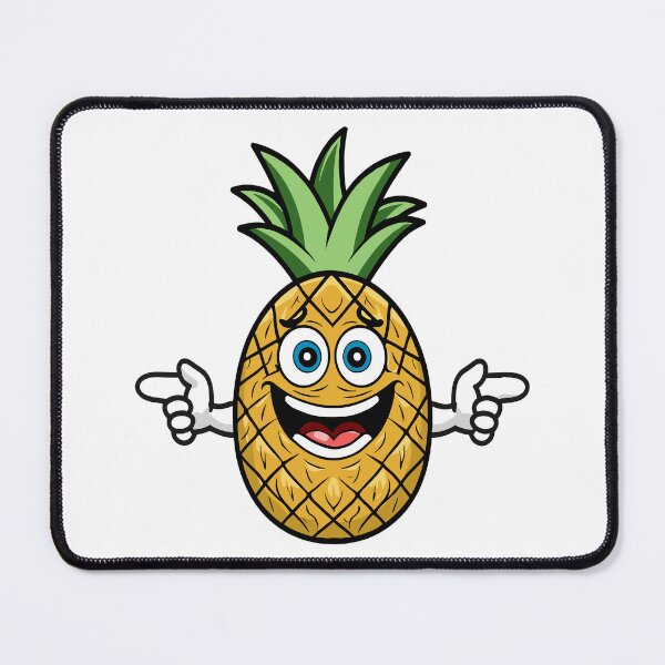 Item preview, Pineapple Fruit Mascot Cartoon designed and sold by LinleeFashion.