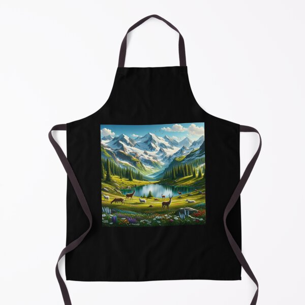 Item preview, Springtime Serenity Alpine Wonderland designed and sold by BestArtByArvind.