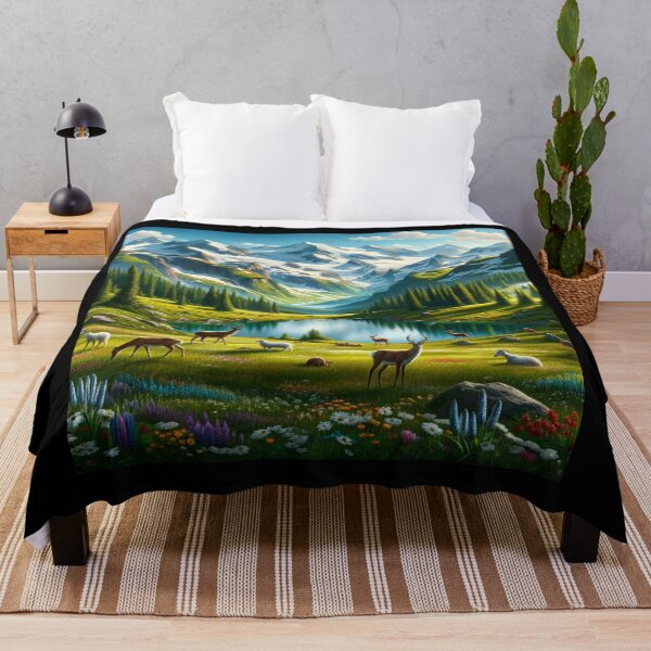 Item preview, Springtime Serenity Alpine Wonderland designed and sold by BestArtByArvind.