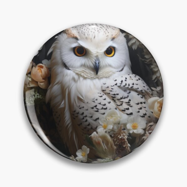 Item preview, Snow Owl Fall Nest designed and sold by Thingsnsich.