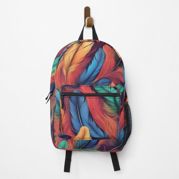 Item preview, Abstract Colorful Feather Pattern designed and sold by calibrit.
