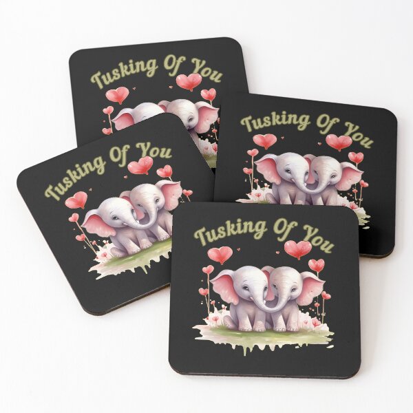 Item preview, Tusking Of You. elephant face designed and sold by ElephantVibes.