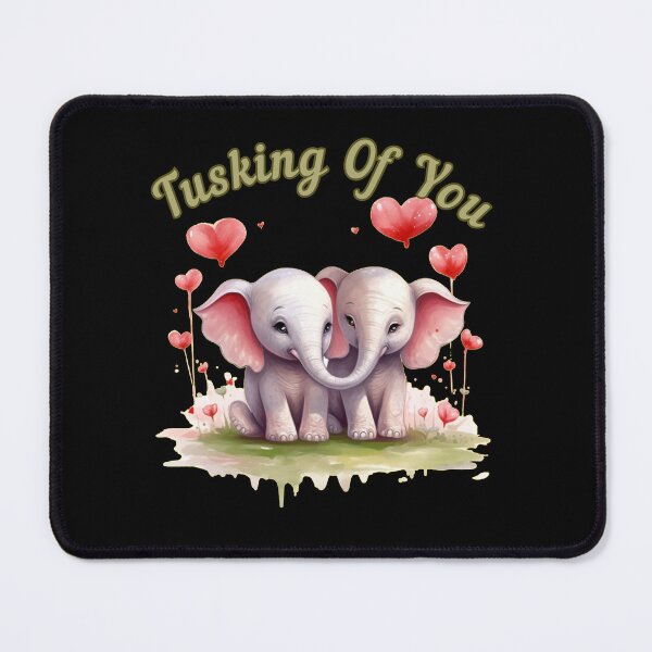 Item preview, Tusking Of You. elephant face designed and sold by ElephantVibes.
