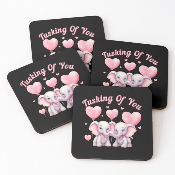 Item preview, Tusking Of You. elephant saying designed and sold by ElephantVibes.