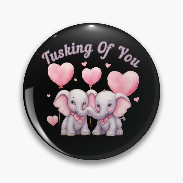 Item preview, Tusking Of You. elephant quote designed and sold by ElephantVibes.