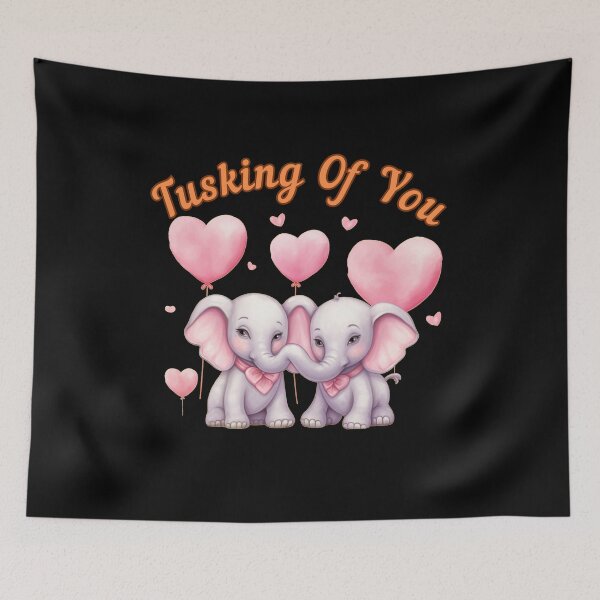 Item preview, Tusking Of You. Flower elephant designed and sold by ElephantVibes.