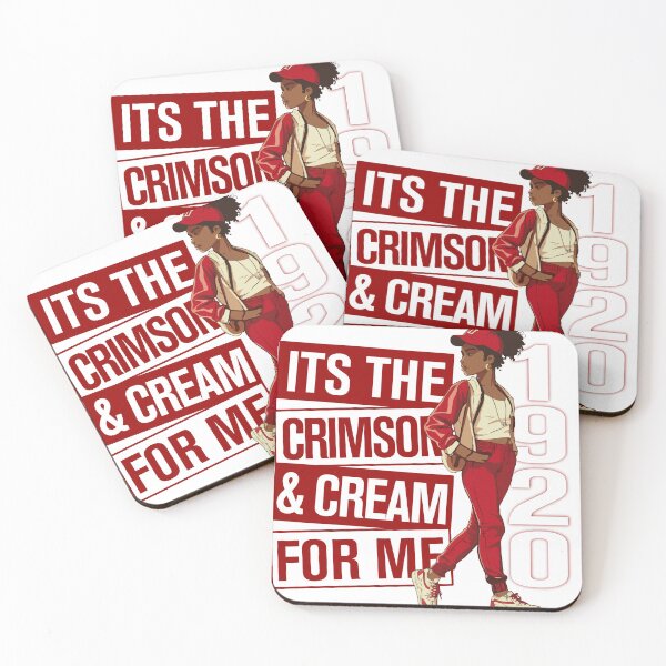 Item preview, Delta Sigma Theta: "It's the Crimson & Cream for Me" - v.4 designed and sold by NicoStreet | Fyber7 Archive.