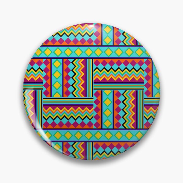Item preview, Beautiful Boho Band of Color Seamless Tile designed and sold by Sharon Schwalbe.