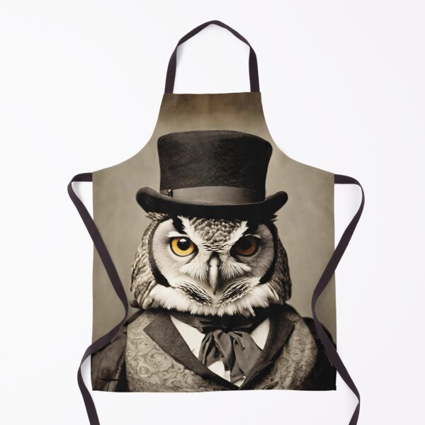 Item preview, Owl Portrait Victorian Artistic Gift Fashion Animal  designed and sold by popanato.