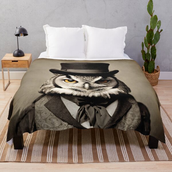 Item preview, Owl Portrait Victorian Artistic Gift Fashion Animal  designed and sold by popanato.